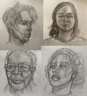 Cambria Cheney - "Portrait Thumbnails"